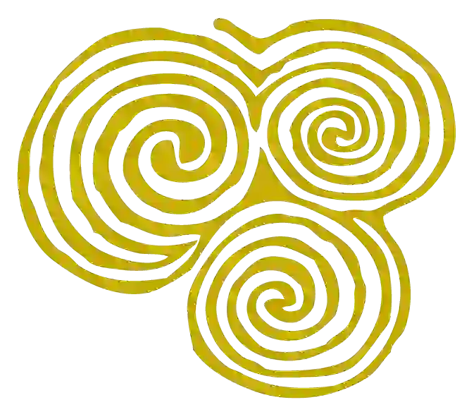 Celtic spiral symbol inspired by Irish heritage at Brady’s Irish Bar